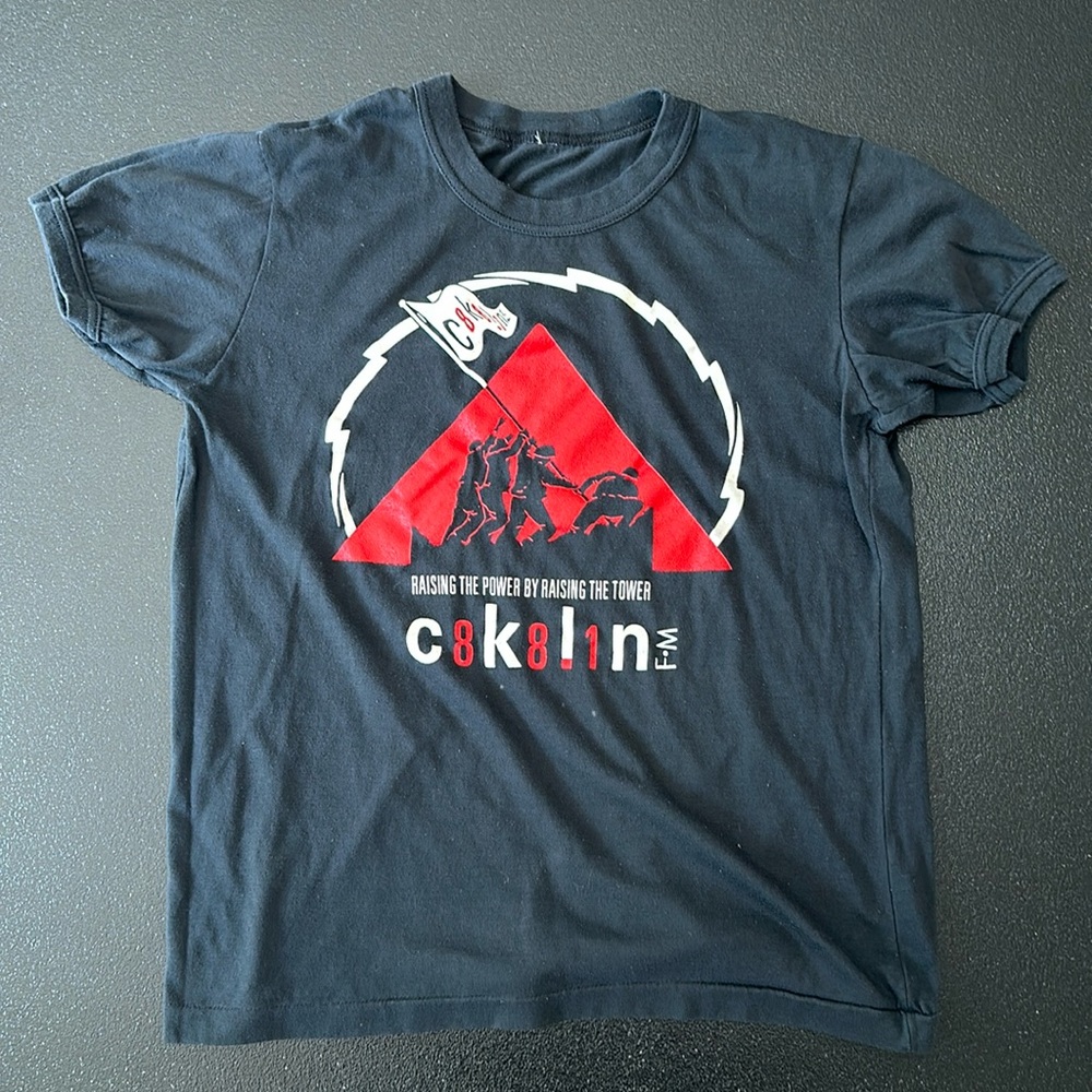 Vintage CKLN Ryerson Radio t-shirt from 1980s